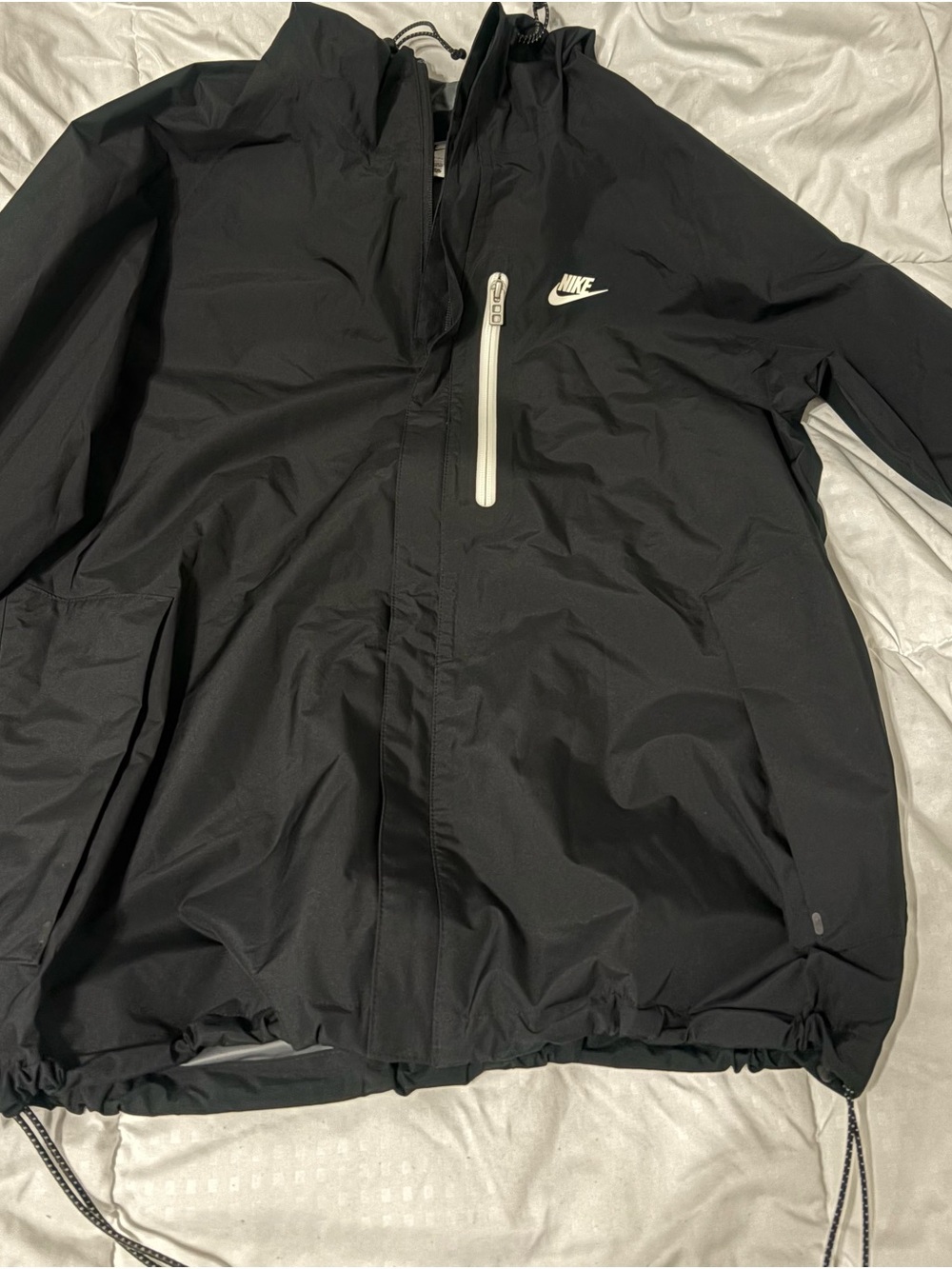 Nike Black Windbreaker Jacket Storm-FIT